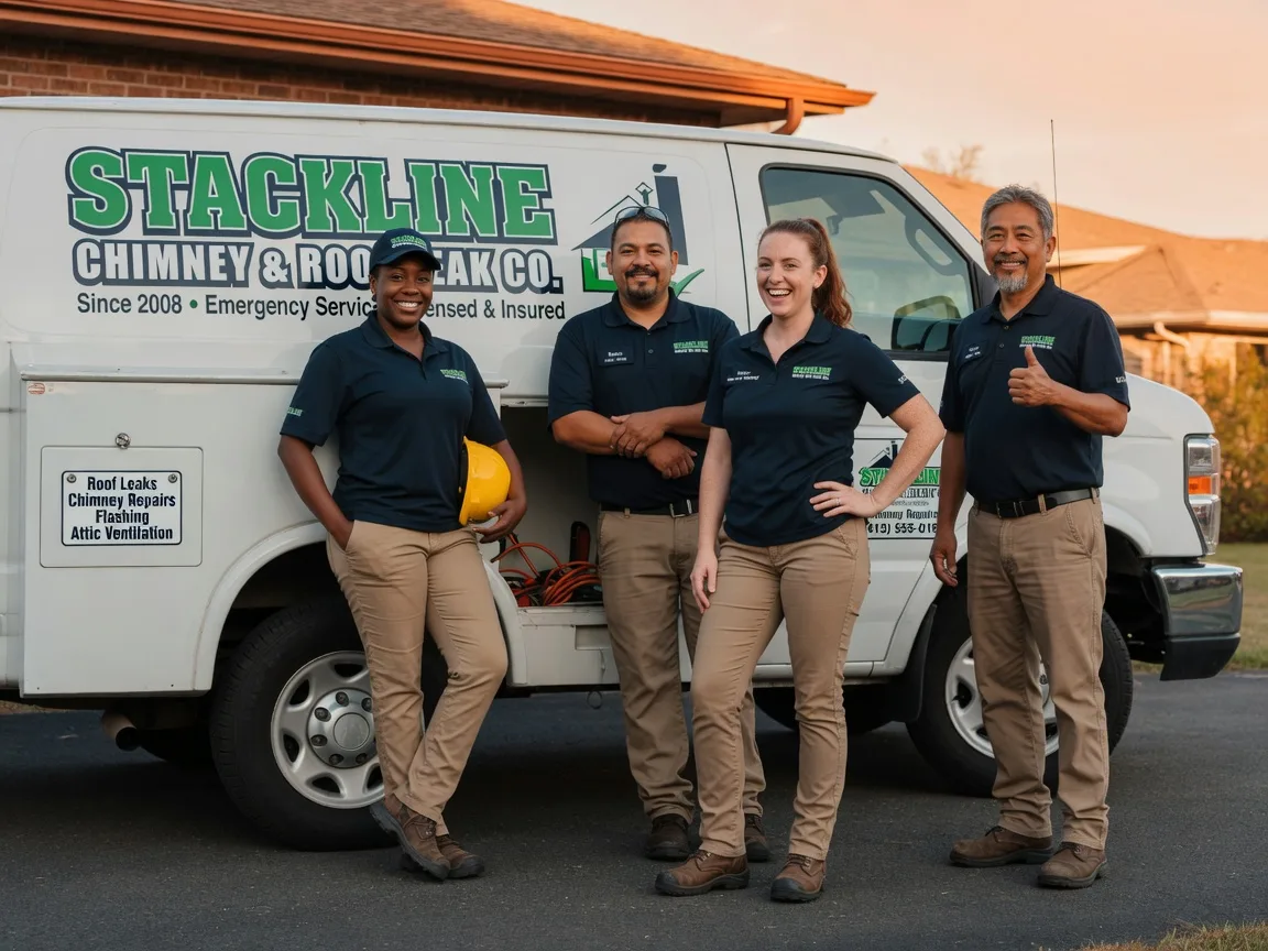 Chimney flashing repair company in Deerfield, OH